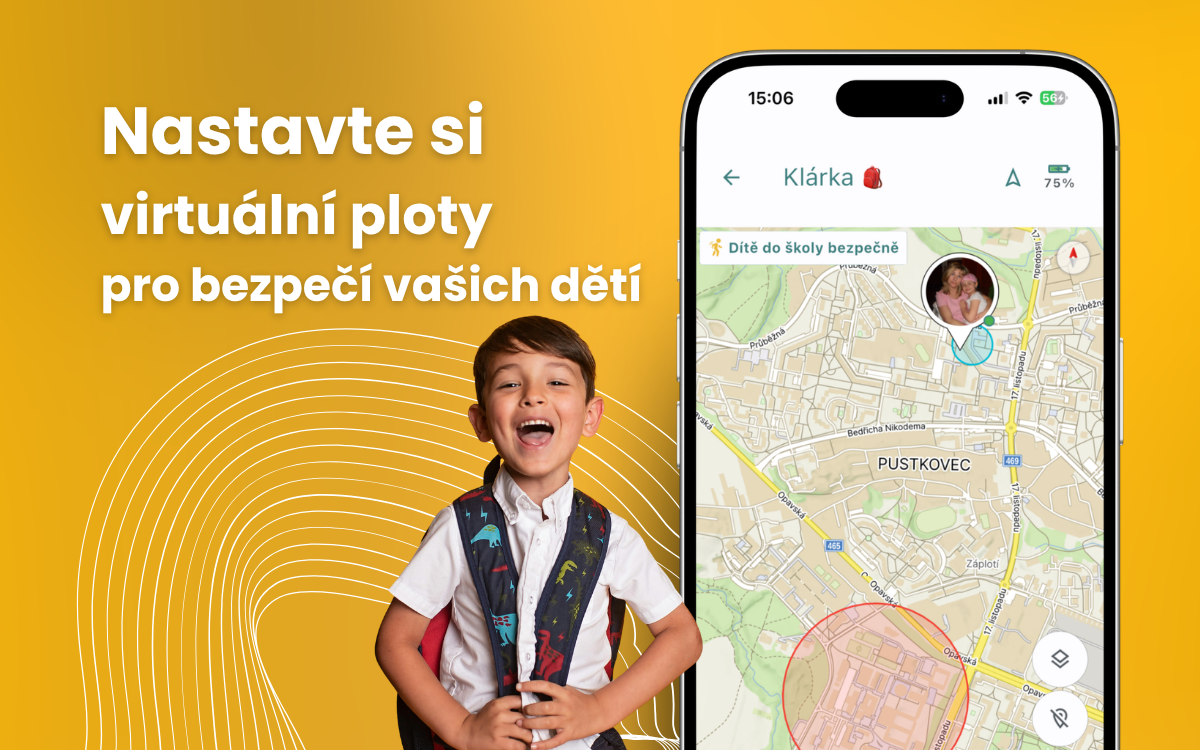Virtuální ploty pro bezpečí dětí