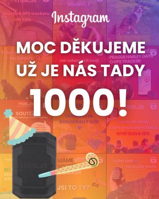 Neskutečné! Nedávno jsme dosáhli 1000 sledujících! 🎀 Každý z vás je součástí naší cesty a pomáhá nám dělat Mala komunitu...