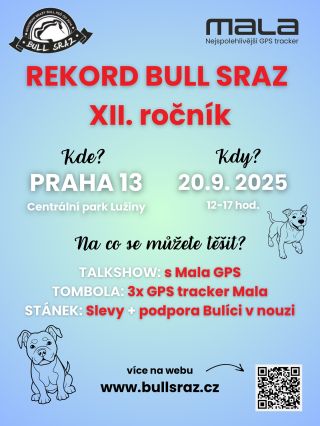 Zdravíme všechny majitele a milovníky bulíků! 👋🐾 Připravte se na největší událost roku – REKORD BULL SRAZ XII. ročník a my...